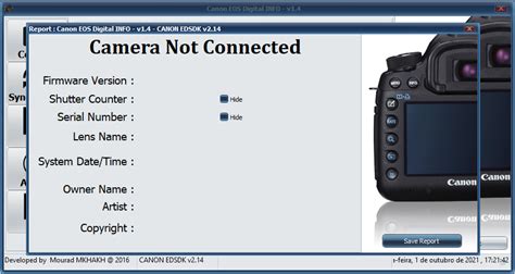 Download Canon EOS Digital Info 1.4 for Windows .